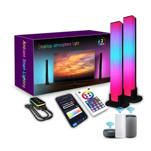 Smart Music Lights USB Powered Barra De Luz Inteligente WiFi Connected APP Control LED Music Rhythm Light for Gaming Room Decor