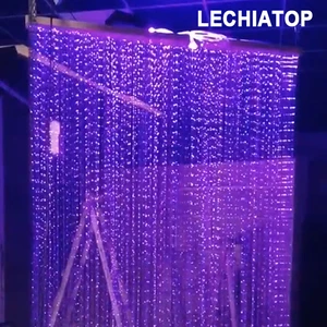 New Trending IP44 1.5-Meter LED Fiber Optic String Light for Landscape Garden/Club Plastic Lamp Body