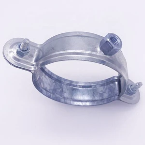 Galvanized Steel Wall Mount Popular Products Pipe Clamp with Eye Bolt Exhaust Pipe Clamp