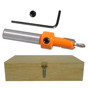 5PCS HSS 8mm Countersink Drill Bits Durable Bright Finish Round Shank Chamfer Countersunk Screw Hole Drilling Tools