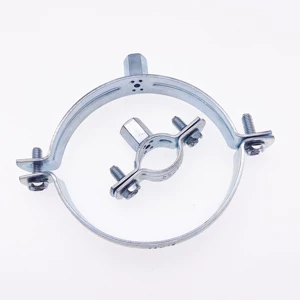 2025 Metal M8+10 Pipe Clamp for Large Diameter Pipe Tube Without Rubber Tdc Duct Flange Fasteners Conduit Clips Pipe Tube