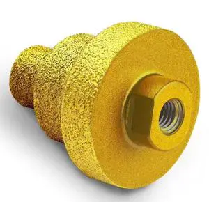 M10/M14 High Speed Steel Diamond Chamfer Stepped Cone Drill Bits Vacuum Brazed 5mm 50MM Length for Metal Drilling