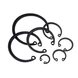 DIN472 GB893 8-250mm M3-M210 Stainless Steel 304 316 Elastic Internal Circlip Retaining Ring for Hole Bore Automotive Compressor