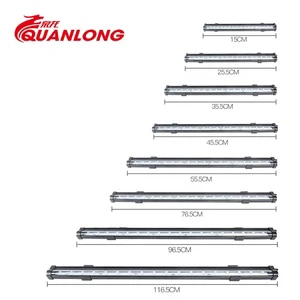 Quanlong Submersible WRGB LED Light for Aquariums Multi-Color Marine Fish Tank Lamp Aquatic Accessory