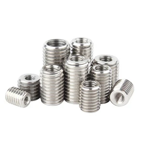 M6 M8 M10 M12 Stainless Steel 304 Internal External Thread Round Barrel Nut Threaded Bushing Recoil Inserts Reducing Nut