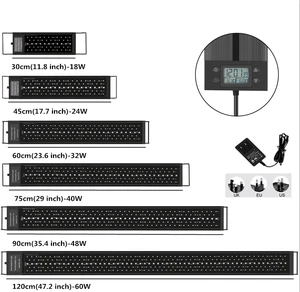 Low Price Color Changeable RGB Smart High Quality Led 30-120CM IP68 Waterproof Led Aquarium Lighting With Timer
