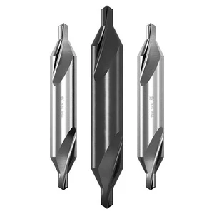BEILI Type a Center Drill Bit M2 HSS M35 Cobalt Full Ground Spiral Flute 120 Degree Point for Metal Stainless Steel Machining