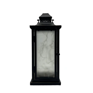 Outdoor Indoor Popular Metal Lanterns-Wholesale Iron With Glass Lanterns for Christmas Christmas Home Decor