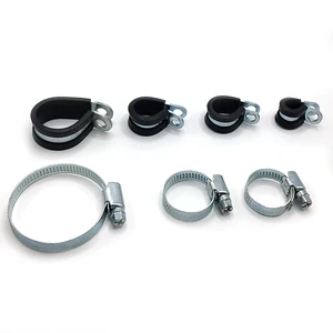 American Hose Clip Screw Drive Worm Gear Hose Clamp for 1/4 to 12 Inch Pipe Tubing