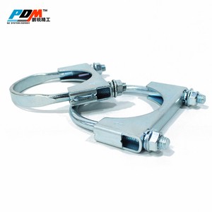 2.0 3.0 3.5inch or Custom Stainless Steel Bolt Clamp U Bolt Pipe Clamp with Washers and Nuts U Bolt Saddle Clamp for Industrial