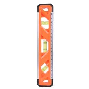 SHIND 30061 Plastic-Coated Mini Spirit Level 228mm/9inch Magnetic Horizontal Vertical Angle Measuring UV Resistant Spirit Level