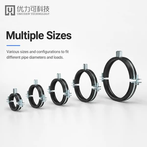 Metal Pipe Clamp and Pipe Clamp Bracket with Seismic Pipe Clamp for Mechanical Systems