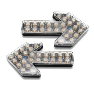 Portable Rechargeable ABS & PC Magnetic Arrow Strobe Warning Light Protection 10-13 Hours LED Indicator