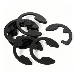 Black Alloy Steel E Clip E-Clip External Retaining Ring 13mm 14mm 15mm 16mm 17mm 18mm 19mm 20mm 22mm 24mm 25mm 26mm 30mm