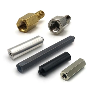 Custom M3 M4 M5 M8 Round Hex Male Female Aluminum Brass Pcb Nylon Stainless Steel Plastic Double Head Sign Standoff Spacer Screw