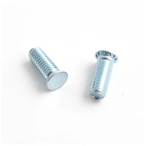 FH Self-Clinching Stud Carbon Steel Flush Head Self-Clinching Threaded Studs Screw Fasteners for Sheet Metal-Unified