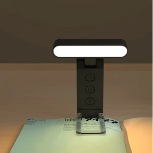 Folding Mini LED Book Light with Timer and Flash Light USB Rechargeable Clip on Bookmark for Kids Reading