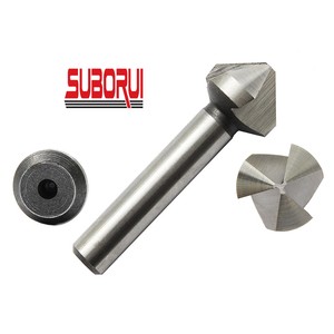 5Pcs 82 Degree Round Shank HSS Countersink Drill Bit Chamfering Mill Point Angle Cutter Drill Bit