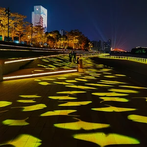 Advertisement Lamp 3d Dynamic Display Street Decoration logo Projector Aluminum Alloy Led Advertising Light