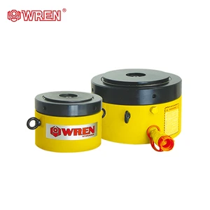 WREN Custom Single-Acting CLP1002 Pancake Lock Nut Cylinder Telescopic Hydraulic Cylinder for Industrial Use