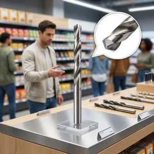 Hot Selling Wholesaler HSS Bright White Half Edge Ground Twist Drill Bits for Wood Metal Steel Aluminum Round Shank 1-25mm OEM