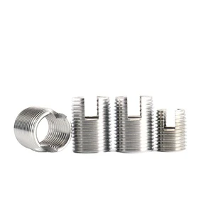 302 Type Self-Tapping Threaded Insert, Stainless Steel Threaded Sleeve Fasteners for Material Reinforcement