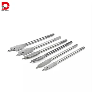 DZ Forge and Ground TriPoint Flat Wood Spade Drill Bit for Efficient Wood Drilling