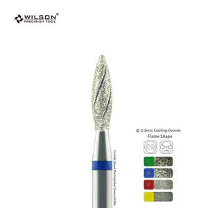 2.3mm Cooling - Groove Flame Shape (Bi-directional) Left and Right Handed 5 in 1 Multiple Bits Customized Carbide Nail Drill Bit