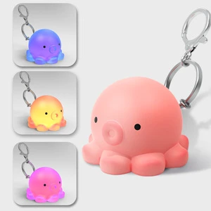 Custom Silicone Rechargeable Night Light With LED Touch Control Kid's Lamb Hanging Decoration Baby LED Night Light Middle Sized