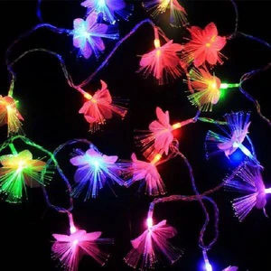 Factory Outlets 5m 50 Led 220V Fiber Optic Led String Light