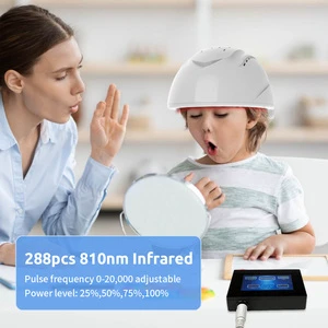 Infrared Light Autism Therapy Machine RTMS Transcrainal Stimulation Machine Photobiomodulation Therapy Helmet For Neuron Therapy