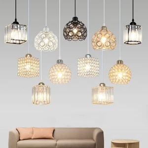 LED Crystal Chandelier Luxury Restaurant Living Room Interior Creative Personality Lamps Interior Decoration Balcony Lighting