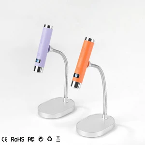 OEM ODM Professional AI Sensor Cordless Mini AI Nail Lamp Intelligent Sensor Handheld Portable AI Nail Dryer with Stand Custom