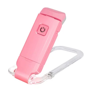 USB Rechargeable Mini LED Book Reading Light Portable Bookmark Adjustable Brightness Eye Flexible Foldable Home Bedroom