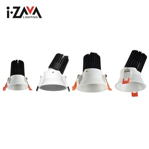 Anti Glare Round Ceiling Recessed Mount Aluminum Cob IP20 6watt Led Spotlight