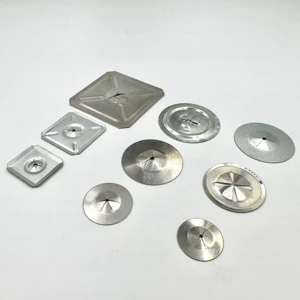 Stainless Steel Insulation Square Self Locking Metal Washers for Insulation Pin Retaining Ring