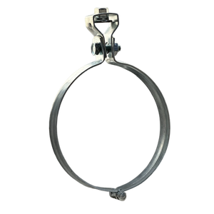 O Clamp Pipe Clamp Bracket with Bolt and Nut Adjustable Pipe Fastener Pipe Hanging Clamp FIxed Clamp Steel Clamps M10 Connecting