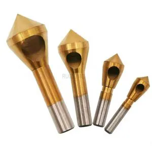 Chamfering Bit Countersink Drill Bit Tanium Coated Deburring Center 2-5 5-10 10-15 15-20 Hole Expanding Metal Cutng Tool