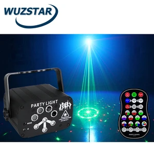 Hot Sale USB Mini 8 Holes 120 Pattern DJ Disco Light Music Speaker Strobe Laser Lights Club Beam Lighting Projector LED for KTV