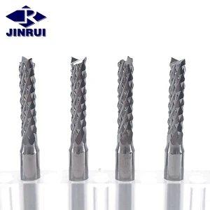 JR144 CNC Corn Milling Cutter 8mm-12mm Solid Carbide Corn End Milling Cutter for PCB Carbon Fiber
