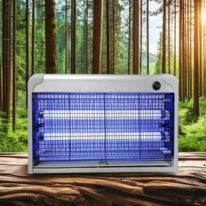 20W High Powered Electric Mosquito Killer with UV Light Year Lifespan 3800V Powerful Mosquito Catcher for Pest Control