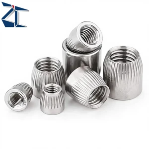 Stainless Steel Knurled Conical Nut Internal Expansion Anti-Slip Taper Nut for Fastening Other Hardware Fasteners