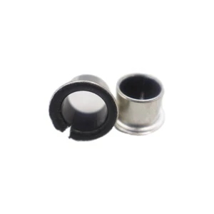 Custom Precision Flanged Bearing Sleeve Metric Threaded Bushing Steel Tube for Bearing