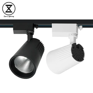 Best Price New High End Angle Adjustment Rail Light 3000K 4000K 6000K 10W 20W 30W Anti Glare Aluminum Cob Led Track Light