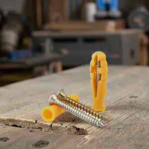 FIXTITE Carbon Steel Plastic Drywall Expansion Anchor Screws Grade 4.8/8.8 Galvanized Yellow Zinc Plated Phillips Drive Metric