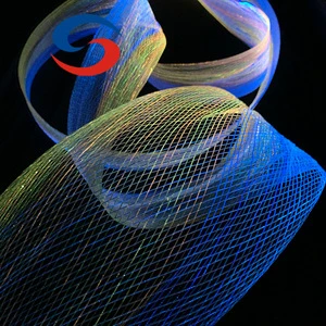 LED Fiber Optic Net Lights RGB Twinkle App Control for Landscape Starry Ceiling IP67 Waterproof Durable
