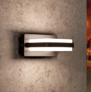 Up and Down Lights Outdoor Wall Lamps Surface Mounted Aluminum Waterproof Outside Led Wall Lights for House Porch Garage Garden