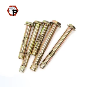 Steel Galvanized Expand Anchor Bolt Hexagonal Head Outdoor Facility Concrete Screw Drop Anchor Bolt Sleeve Anchors