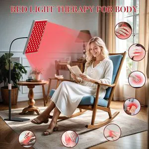 LED Infrared Phototherapy Lamp for Home Use Skin Repair Beauty Red Light Therapy Device