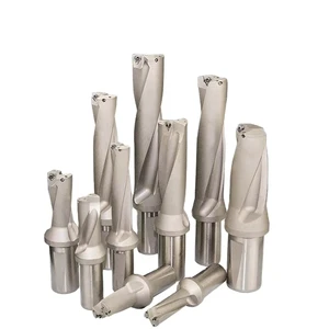 WC Series Milling Cutters Wire Gauge Drill Bits Blanks 11mm-49mm Water Depth Indexable U Machinery Lathes C20 C25 C32 C40 3